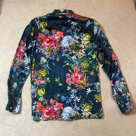 Zara Men’s Floral Shirt Button Down - Picture 3 of 3